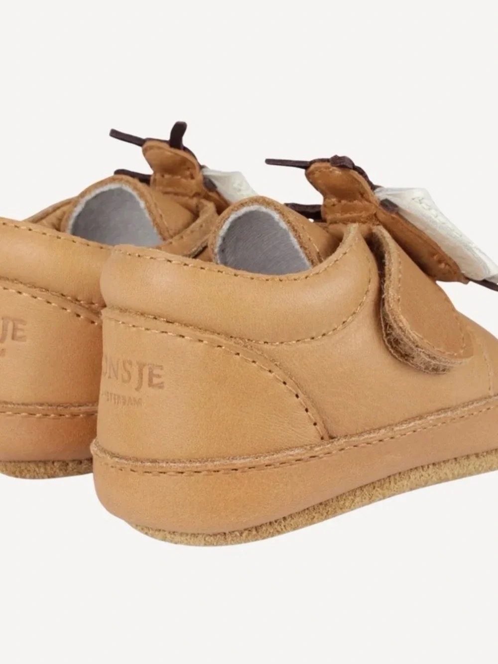 Toddler Bee Moccasin Slip-Ons | Camel